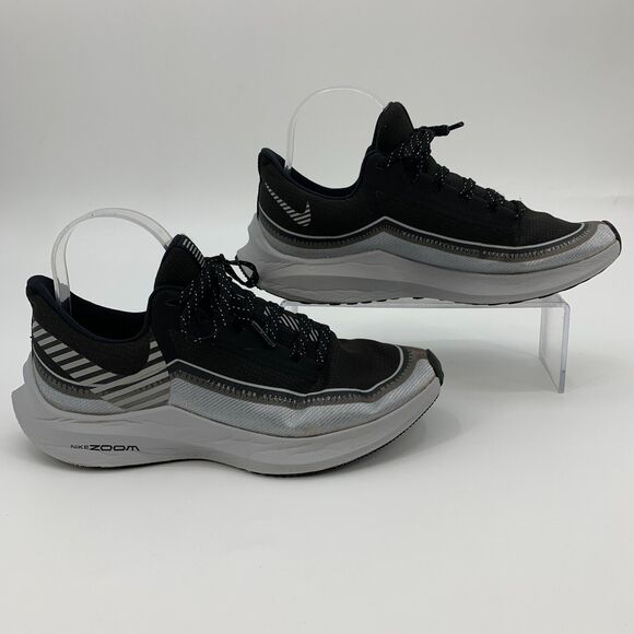 Nike Running Shoes Womens 8 Zoom Winflo 6 Shield Black Athletic Sports Training - Picture 3 of 12